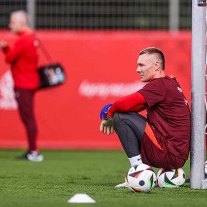 17.06.2024 HANNOVER, NIEMCY PILKA NOZNA (FOOTBALL) UEFA EURO, EM, Europameisterschaft,Fussball 2024 - CENTRUM TRENINGOWE REPREZENTACJI POLSKI - HANNOVER 96 ACADEMIE KONFERENCJA PRASOWA I TRENING REPREZENTACJI POLSKI NZ LUKASZ SKORUPSKI FOTO LUKASZ GROCHALA CYFRASPORT NEWSPIX.PL --- Newspix.pl  20240617CSLG0107