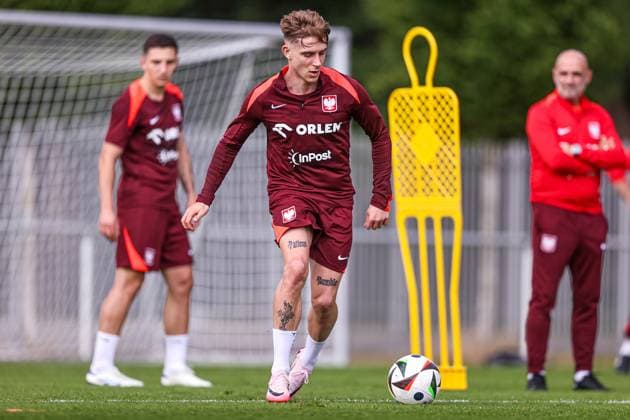 17.06.2024 HANNOVER, NIEMCY PILKA NOZNA (FOOTBALL) UEFA EURO, EM, Europameisterschaft,Fussball 2024 - CENTRUM TRENINGOWE REPREZENTACJI POLSKI - HANNOVER 96 ACADEMIE KONFERENCJA PRASOWA I TRENING REPREZENTACJI POLSKI NZ MICHAL SKORAS FOTO LUKASZ GROCHALA CYFRASPORT NEWSPIX.PL --- Newspix.pl  20240617CSLG0119