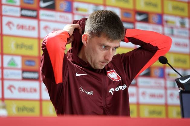 HANOWER 17.06.2024 KONFERENCJA PRASOWA REPREZENTACJI POLSKI NA EURO 2024 --- POLISH FOOTBALL national team, Nationalteam press conference, PK, Pressekonferenz ON EURO 2024 IN HANOVER TARAS ROMANCZUK FOT. PIOTR KUCZA FOTOPYK NEWSPIX.PL --- Newspix.pl  240617PYK001