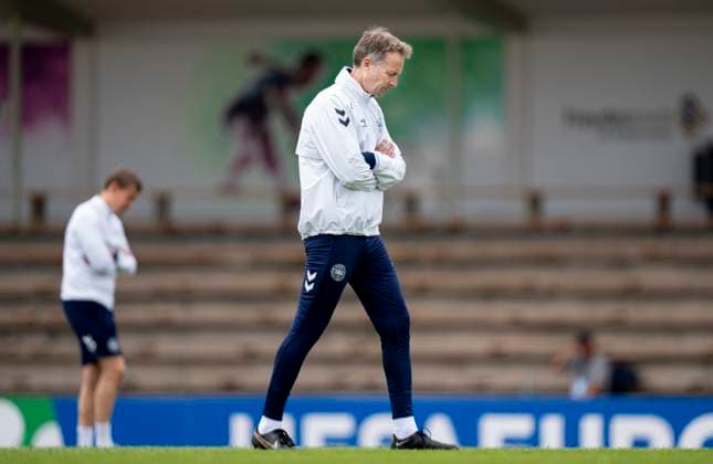 Danish coach Kasper Hjulmand during team training in Freudenstadt, Germany Monday, June 17, 2024 , Stuttgart Germany  Copyright: Ritzau Scanpix LiselottexSabroex spdk20240617-134031-L