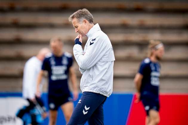 Danish coach Kasper Hjulmand during team training in Freudenstadt, Germany Monday, June 17, 2024 , Stuttgart Germany  Copyright: Ritzau Scanpix LiselottexSabroex spdk20240617-132815-L