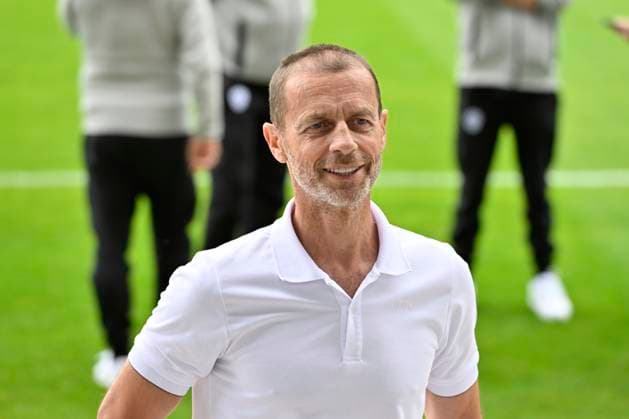 GER, UEFA European Championship 2024, Slovenian Base Camp Wuppertal 17 06 2023,Wuppertal ,Stadion am Zoo, GER, UEFA European Championship 2024, Slovenian Base Camp Wuppertal in the picture UEFA President Aleksander Ceferin Slovenia at the Stadion am Zoo in Wuppertal NordphotoxGmbHx xFreund nph00018