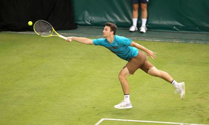 photo Miomir KECMANOVIC SRB Tennis Tournament Terra Wortmann Cup at Gerry Weber Sportpark OWL Arena in Halle Westfalen Mo 17 06 2024
