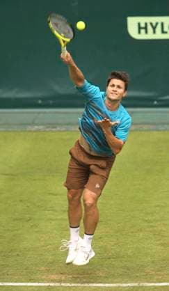 photo Miomir KECMANOVIC SRB Tennis Tournament Terra Wortmann Cup at Gerry Weber Sportpark OWL Arena in Halle Westfalen Mo 17 06 2024