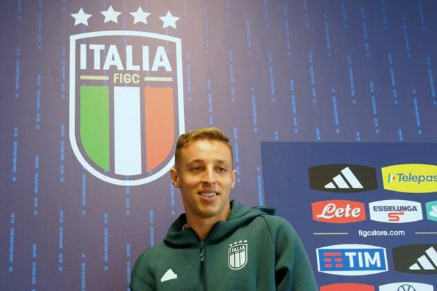UEFA European Football Championship - UEFA EURO, EM, Europameisterschaft,Fussball 2024 - Italy press conference, PK, Pressekonferenz and Training session Davide Frattesi of Italy at casa azzurri in Iserlohn, Germany on 17 June 2024 during UEFA Euro 2024 - Italy press conference and Training session, UEFA European Football Championship in Iserlhon, Germany, June 17 2024 Iserlhon Germany  Copyright: xIPAxSport ABACAx