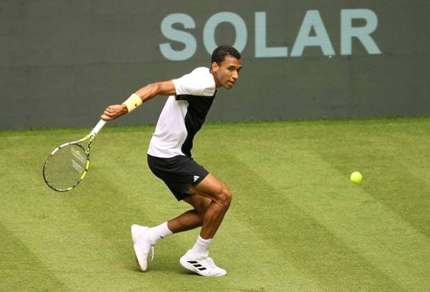 photo Felix Auger Aliassime CAN Tennis Tournament Terra Wortmann Cup at Gerry Weber Sportpark OWL Arena in Halle Westfalen Mo 17 06 2024