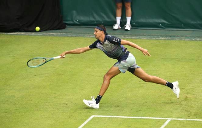 photo Lorenzo SONEGO ITA Tennis Tournament Terra Wortmann Cup at Gerry Weber Sportpark OWL Arena in Halle Westfalen Mo 17 06 2024