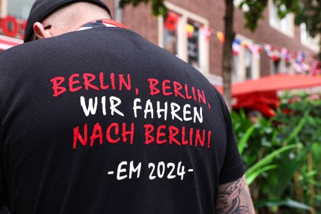 EURO 2024, Belgium - Slovakia, Fans before the match