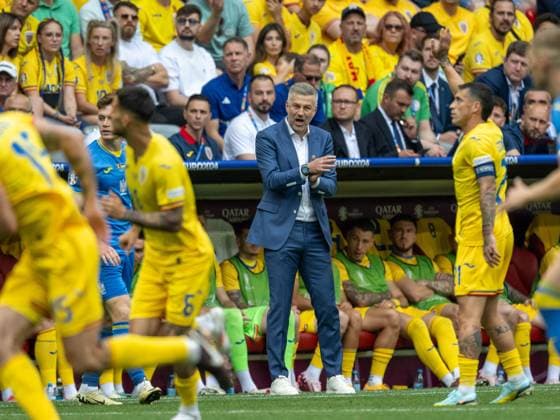 Edward Iordanescu Romania, Coach , GER, Romania vs Ukraine, European Football Championship, UEFA EURO 2024, Group E, Matchday 1, 17 06 2024, GER, Romania vs Ukraine, European Football Championship, UEFA EURO 2024, Group E, Matchday 1, 17 06 2024 Munich Copyright: xEibner-Pressefoto SaschaxWaltherx EP_SWA