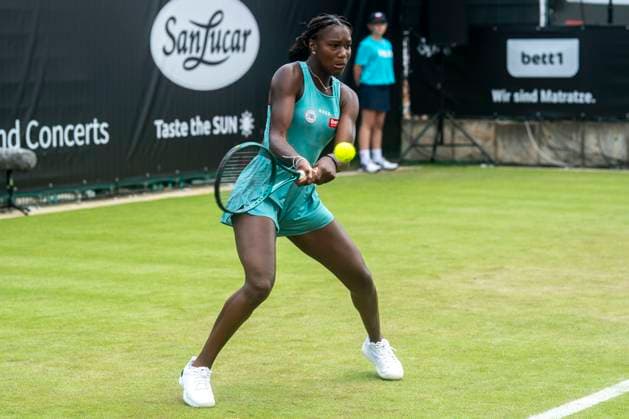 17 06 2024, WTA 500, Tennis, Women, ecotrans Ladies Open 2024, Berlin, 1 round, doubles, Jule Niemeier Germany Noma Noha Akugue Germany vs Makoto Ninomiya Japan Eri Hozumi Japan Noma Noha Akugue Germany Berlin Steffi Graf Stadion Berlin Germany