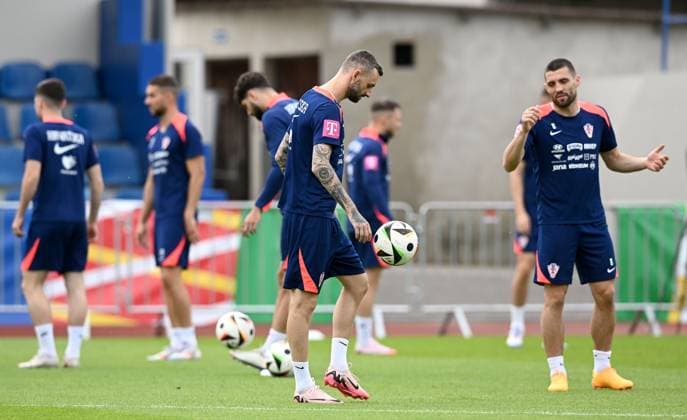 PXL_CRO training session Croatian national football team during training session in Neuruppin, Germany on 17. June 2024. MarkoxLukunic PIXSELL
