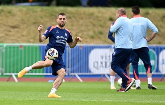 PXL_CRO training session Croatian national football team during training session in Neuruppin, Germany on 17. June 2024. MarkoxLukunic PIXSELL