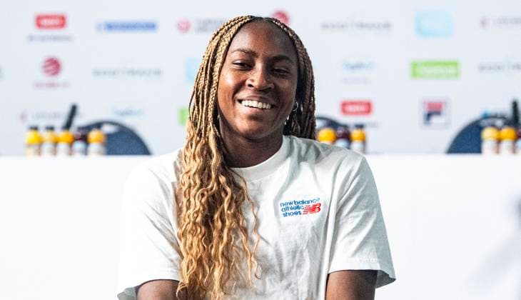17 06 2024, WTA 500, Tennis, Women, ecotrans Ladies Open 2024, Berlin, Interview, Coco Gauf USA Coco Gauff USA at the interview Berlin Steffi Graf Stadium Berlin Germany