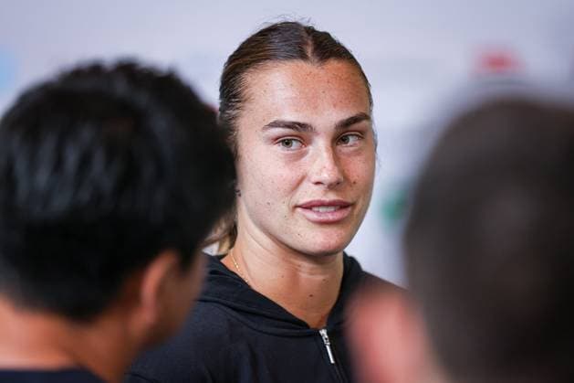 Aryna SABALENKA in a media talk, ecotrans Ladies Open 2024, Berlin, LTTC Rot Weiß , 17 06 2024, Copyright: xClaudioxGärtnerx
