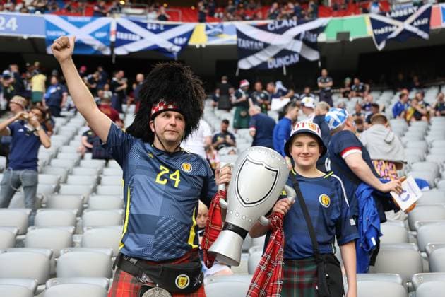 14 06 2024, Football, Men, UEFA European Championship 2024, Opening match, Group A, Germany Scotland, Scotland fans at Allianz Arena Munich Allianz Arena Bayern Germany EN Copyright: xSebastianxBachx