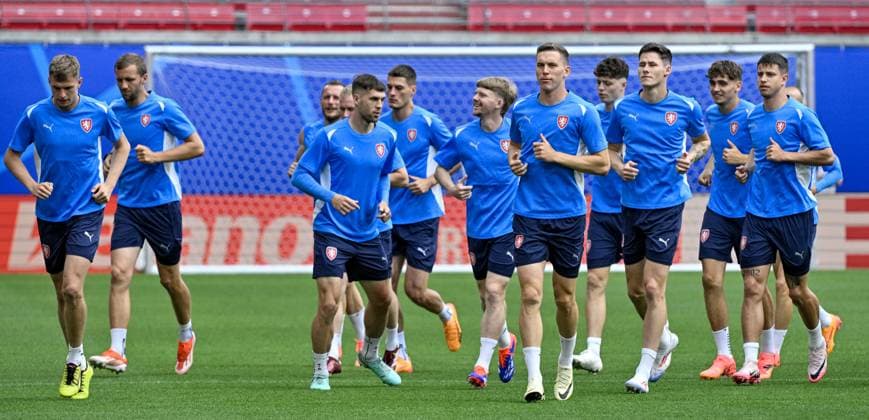 Czech national football team open training within the European Football Championships, Leipzig, Germany, June 17, 2024. (CTKxPhoto VitxSimanek) CTKPhotoP2024061706344  CTKPhotoP2024061706344