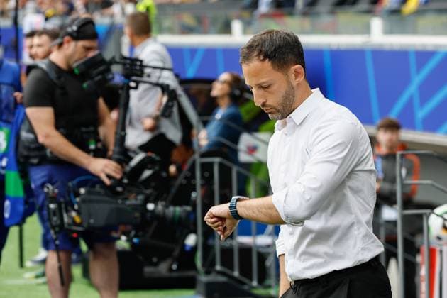FRANKFURT, Arena Frankfurt, 17-06-2024 , European Football Championship Euro2024, Group stage match no.9 between Belgium and Slovakia. Belgium trainer coach Domenico Tedesco Belguim - Slovakia (Euro2024)  x25517679x Copyright:
