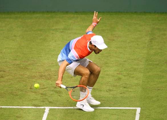photo Nuno BORGES POR Tennis Tournament Terra Wortmann Cup at Gerry Weber Sportpark OWL Arena in Halle Westfalen Mo 17 06 2024