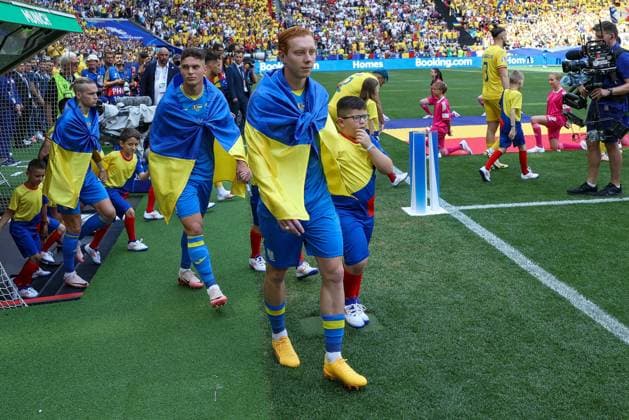 Taras Stepanenko 6 Ukarine , Romania vs Ukraine Football, UEFA Euro 2024, Group stage, Matchday 1, 17 06 2024 Munich Bavaria Germany Copyright: xkolbert-press ChristianxKolbertx