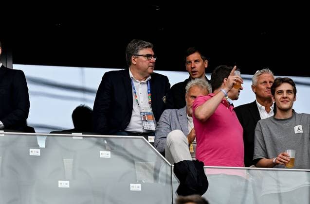 17 06 2024, xpsx, UEFA Euro 2024 preliminary round, Belgium Slovakia v l CEO Axel Hellmann of Eintracht Frankfurt AG DFL DFB REGULATIONS PROHIBIT ANY USE OF PHOTOGRAPHS as IMAGE SEQUENCES and or QUASI VIDEO emspor Frankfurt