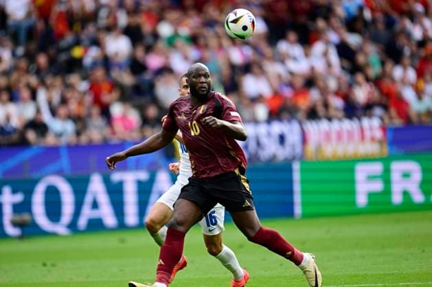 Belgium v Slovakia Group E - UEFA EURO, EM, Europameisterschaft,Fussball 2024 FRANKFURT AM MAIN, GERMANY - JUNE 17 : Lukaku Romelu forward of Belgium in action during the UEFA EURO 2024 European Football Championship tournament group E stage match between Belgium and Slovakia at Frankfurt Arena on June 17, 2024 in Frankfurt am Main, Germany, 17 06 2024 Frankfurt am Main Germany  Copyright: xPeterxDexVoechtx
