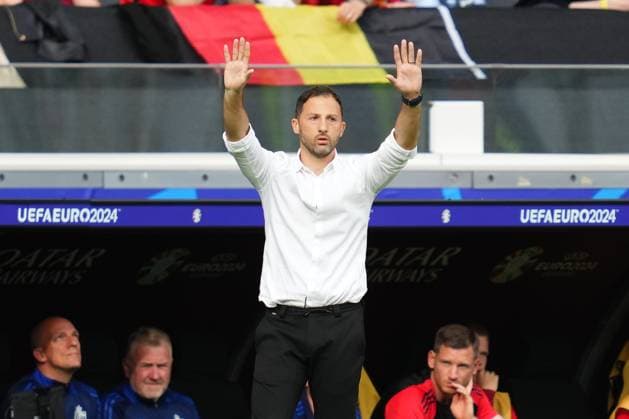 GER: Belgium v Slovakia. UEFA EURO, EM, Europameisterschaft,Fussball 2024 Belgium head coach Domenico Tedesco during the UEFA Euro 2024 match between Belgium and Slovakia, Group E date 1, played at Frankfurt Arena on June 17, 2024 in Frankfurt, Germany. kpng Copyright: xBaguxBlancox xPRESSINPHOTOx PS_240616_BEL_ESL_030