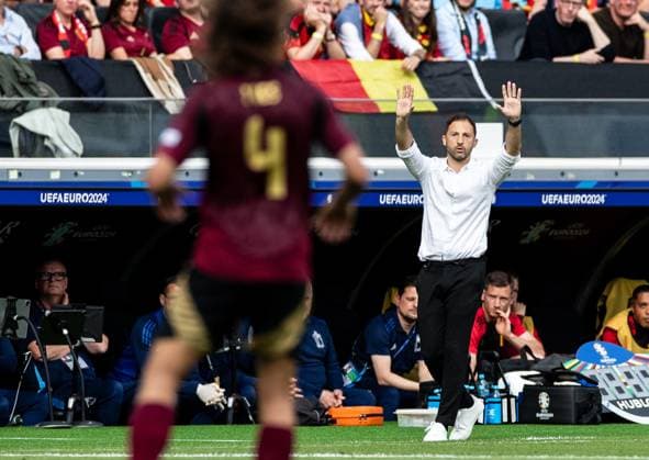 UEFA EURO 2024 Belgium Slovakia 17 06 2024 Domenico Tedesco Belgium, Head Coach UEFA EURO 2024 Belgium Slovakia Frankfurt Arena, Frankfurt am Main 17 06 2024 Copyright: xBEAUTIFULxSPORTS Buriakovx