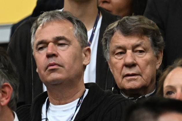 17 06 2024, xjhx, European Football Championship 2024, Austria France emspor, v l DFB Managing Director Sport Andreas Rettig DFB Otto Rehagel DFL DFB REGULATIONS PROHIBIT ANY USE OF PHOTOGRAPHS as IMAGE SEQUENCES and or QUASI VIDEO Düsseldorf