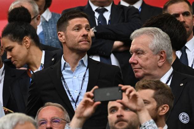 17 06 2024, xjhx, European Football Championship 2024, Austria France emspor, v l Coach Xabi Alonso Bayer Leverkusen DFL DFB REGULATIONS PROHIBIT ANY USE OF PHOTOGRAPHS as IMAGE SEQUENCES and or QUASI VIDEO Düsseldorf