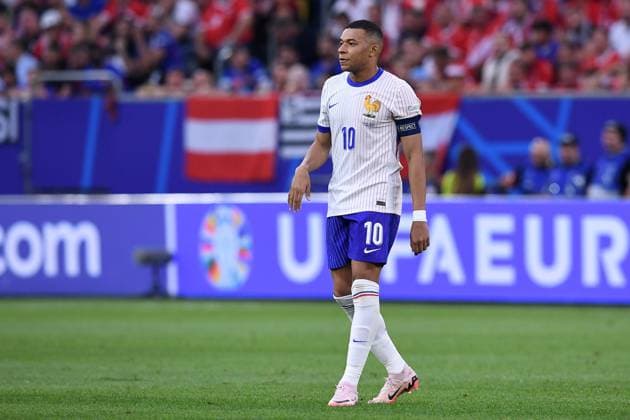 Soccer UEFA EURO 2024 Group Stage 1 Matchday Austria France on 17 06 2024 at the Düsseldorf Arena in Düsseldorf Kylian Mbappe France xRx