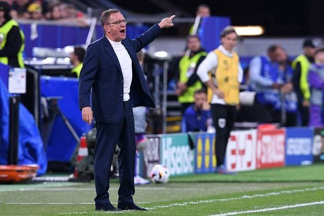 Soccer UEFA EURO 2024 Group Stage 1 Matchday Austria France on 17 06 2024 at the Düsseldorf Arena in Düsseldorf Ralf Rangnick Coach Head Coach Austria xRx