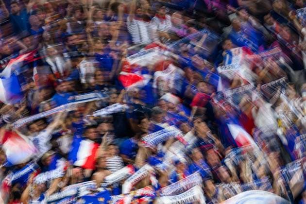 DUESSELDORF, GERMANY - 17 JUNE, 2024: The football match of EURO 2024 Austria vs France at Mercur Spiel Arena  Copyright: xVITALIIxKLIUIEVx