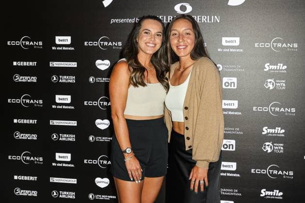 Desirae Krawczyk Jessica Pegula, ecotrans Ladies Open 2024 Playersparty Spielbank Berlin, Berlin, LTTC Rot Weiß , 17 06 2024, Copyright: xClaudioxGärtnerx
