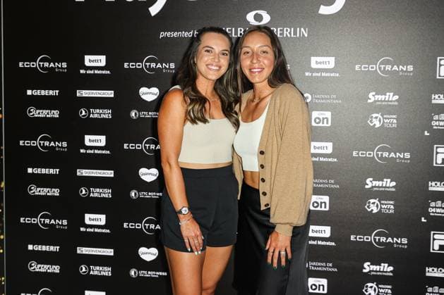 Desirae Krawczyk Jessica Pegula, ecotrans Ladies Open 2024 Playersparty Spielbank Berlin, Berlin, LTTC Rot Weiß , 17 06 2024, Copyright: xClaudioxGärtnerx