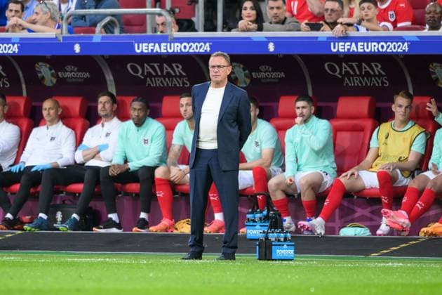 Soccer, UEFA EURO 2024, 20240617, Austria France In the picture Coach of Austria Ralf RANGNICK Düsseldorf Düsseldorf Arena North Rhine-Westphalia Germany Copyright: Passion2Press MarkusxFischerx