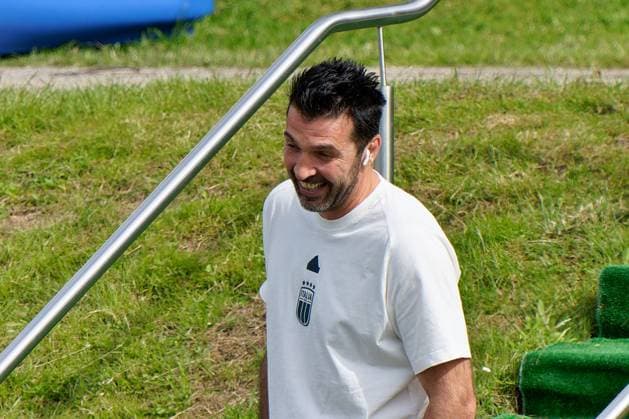 Italy Head of Delegation Gianluigi Buffon during UEFA EURO, EM, Europameisterschaft,Fussball 2024 - Italy press conference, PK, Pressekonferenz and Training session, UEFA European Football Championship in Iserlhon, Germany, June 17 2024  Copyright: xEmmanuelexMastrodonato IPAxSportx xx IPA_47223609 IPA_Agency_IPA47223609