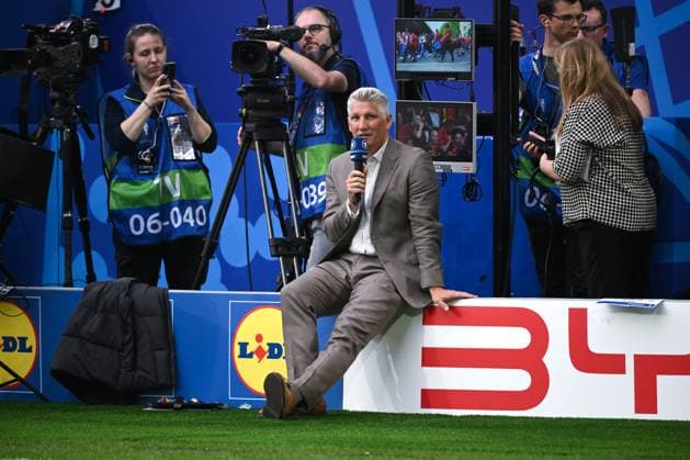 ARD TV expert Bastian Schweinsteiger 17 06 2024, European Football Championship 2024, preliminary round, 1 matchday Austria France 0 1 Duesseldorf Merkur Spiel Arena North Rhine-Westphalia Germany Team2