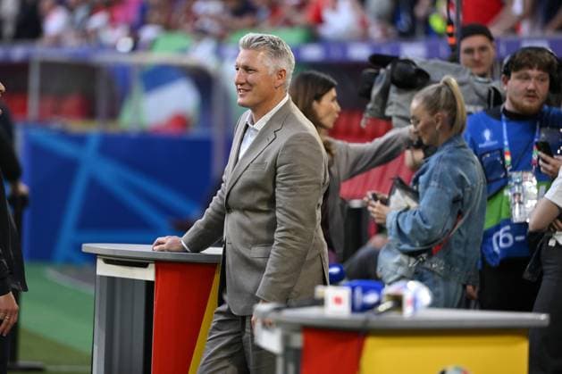 ARD TV expert Bastian Schweinsteiger 17 06 2024, European Football Championship 2024, preliminary round, 1 matchday Austria France 0 1 Duesseldorf Merkur Spiel Arena North Rhine-Westphalia Germany Team2