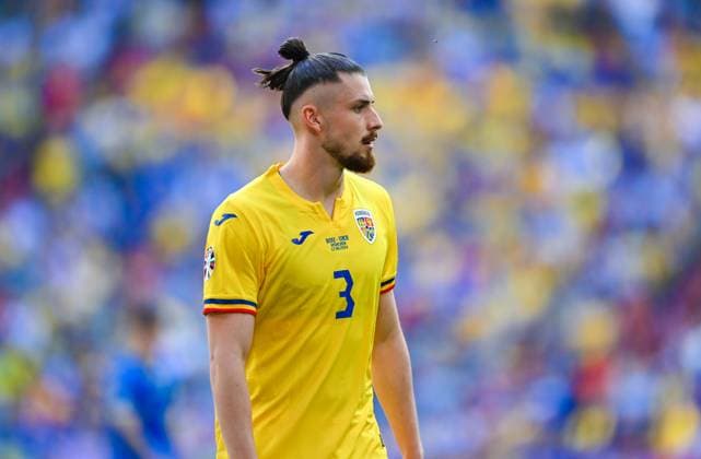 Radu Dragusin Romania looks on, UEFA EURO 2024 Group E, Romania vs Ukraine, Munich Football Arena on June 17, 2024 in Munich, Germany Photo by Silas Schueller DeFodi Images Radu Dragusin Romania looks on, UEFA EURO 2024 Group E, Romania vs Ukraine, Munich Football Arena on June 17, 2024 in Munich, Germany Photo by Silas Schueller DeFodi Images Defodi 0582661681st Defodi-738