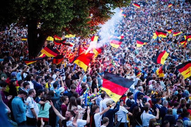 14 06 2024 Football, European Championship 2024 in Germany, Feature Germany Scotland
