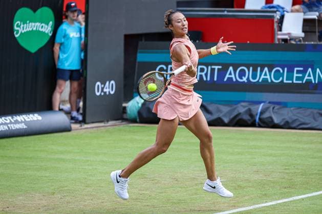 Qinwen Zheng CHN , ecotrans Ladies Open 2024, Berlin, LTTC Rot Weiß , 18 06 2024, Copyright: xClaudioxGärtnerx