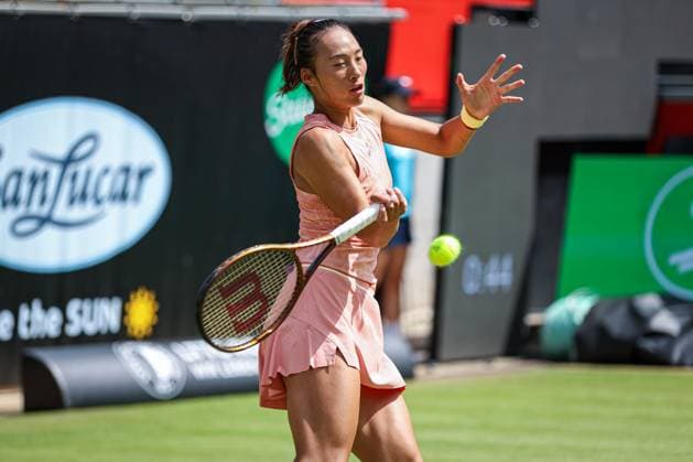 Qinwen Zheng CHN , ecotrans Ladies Open 2024, Berlin, LTTC Rot Weiß , 18 06 2024, Copyright: xClaudioxGärtnerx