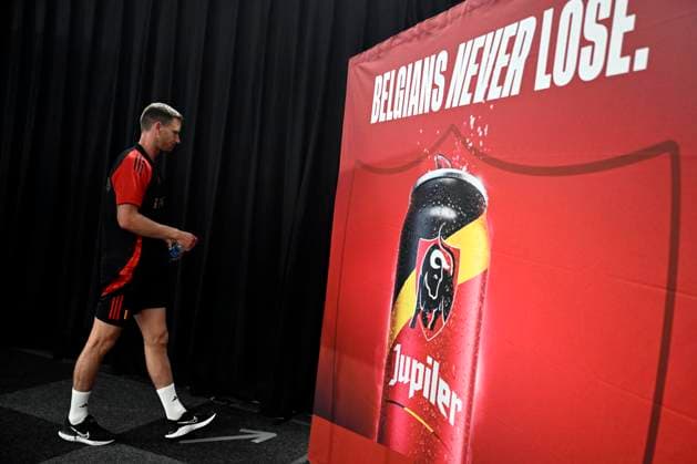 Belgium Media Activities - UEFA EURO, EM, Europameisterschaft,Fussball 2024 18 06 2024 FREIBERG AM NECKA, GERMANY - JUNE 18 : Vertonghen Jan defender of Belgium talking to the press during a press conference, PK, Pressekonferenz of the Belgian Red Devils at the UEFA EURO 2024 European Football Championship tournament on June 18, 2024 in Freiberg am Necka, Germany, 18 06 2024 Freiberg am Necka Germany  Copyright: xPeterxDexVoechtx