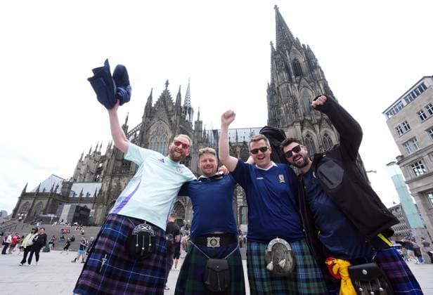 EURO 2024, Scotland national team, fans in Cologne