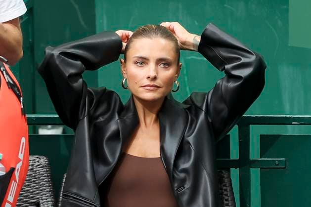 Tennis, ATP tournament in Halle - Sophia Thomalla in the Zverev box
