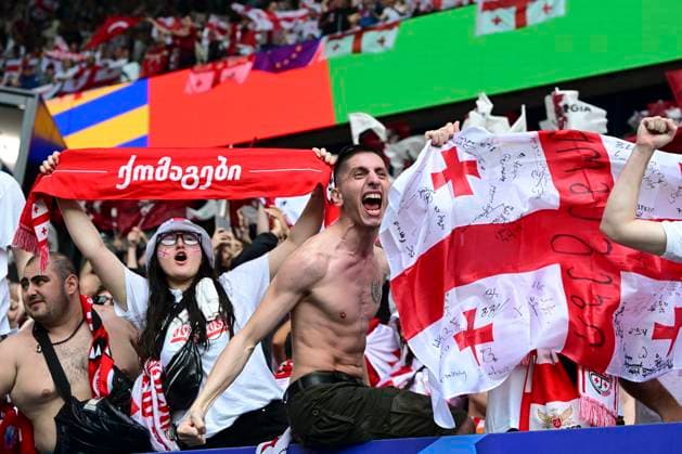 Fans Georgia, Turkey vs Georgia, Football, UEFA Euro 2024, Group stage, Matchday 1, 18 06 2024 Dortmund North Rhine-Westphalia Germany Copyright: xkolbert-press MarcxNiemeyerx
