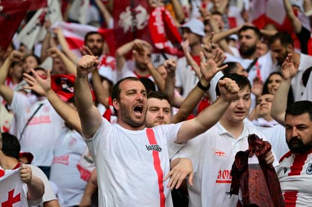 Fans Georgia, Turkey vs Georgia, Football, UEFA Euro 2024, Group stage, Matchday 1, 18 06 2024 Dortmund North Rhine-Westphalia Germany Copyright: xkolbert-press MarcxNiemeyerx