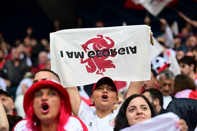 Fans Georgia, Turkey vs Georgia, Football, UEFA Euro 2024, Group stage, Matchday 1, 18 06 2024 Dortmund North Rhine-Westphalia Germany Copyright: xkolbert-press MarcxNiemeyerx