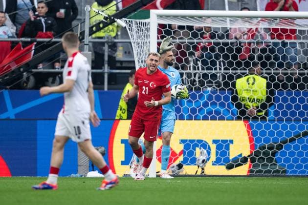 240618 Baris Alper Yilmaz of Türkiye during the UEFA Euro 2024 Football Championship match between Türkiye and Georgia on June 18, 2024 in Dortmund Photo Jesper Zerman BILDBYRAN kod JZ JZ0541 fotboll football soccer fotballs em europamästerskap em uefa euro uefa european football championship euro 2024 türkiye georgien georgia bbeng turkiet turkey  Copyright: JESPERxZERMAN BB240618JZ041