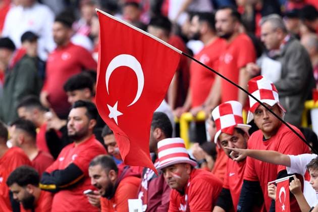 Soccer UEFA EURO 2024 Group Stage 1 Matchday Turkey Georgia on 18 06 2024 at BVB Stadion Dortmund in Dortmund Fans Spectators Turkey xRx